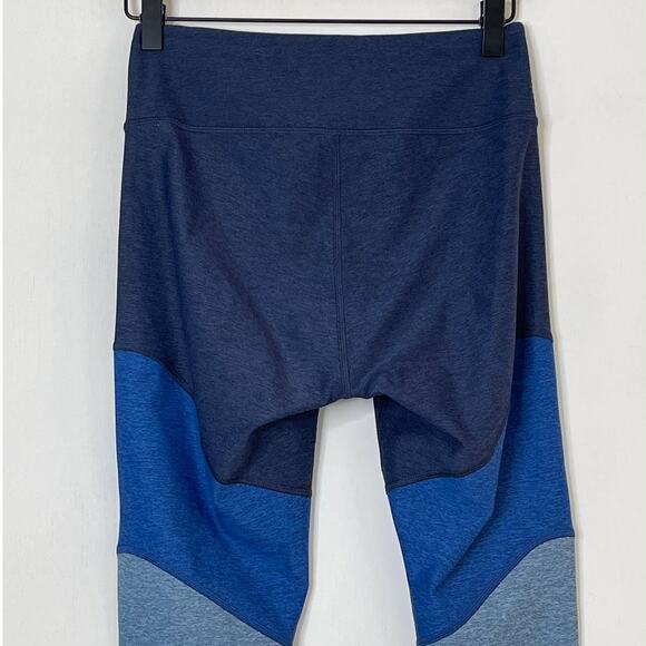 Outdoor Voices Springs 7/8 Leggings Blue Color Block Women's Size Small - Picture 6 of 9